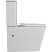 Унитаз компакт Abber Rechteck Белый с бачком и сиденьем Микролифт арт-AC1210 — фото 2, Напольные унитазы