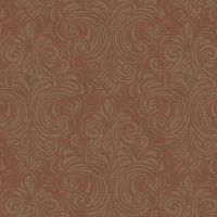 Обои LOYMINA Clair CLR5 012 Винил на флизелине (1*10,05) Оранжевый/Коричневый, Дамаск — фото 1, Обои для стен