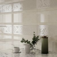 Керамический декор Kerama Marazzi Монсанту 3 бежевый светлый HGD\A504\15145 15х40 см — фото 2, Керамическая плитка
