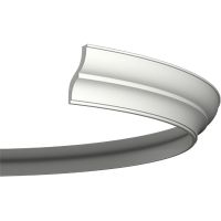 Карниз гибкий Европласт 1.50.275 2000x106x74 мм — фото 1, Карнизы