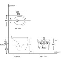 Товар: Унитаз Aquanet Cetus W Short LX-1900 249710 подвесной с сиденьем Микролифт - фото 2 Унитаз Aquanet Cetus W Short LX-1900 249710 подвесной с сиденьем Микролифт — фото 2, Унитазы