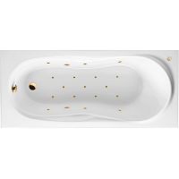 Акриловая ванна Excellent Sekwana 170x75 WAEX.SEK17.RELAX.GL с гидромассажем — фото 1, Ванны