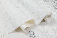 Обои Артекс New Look 6 10902-02 Винил на флизелине (1,06*10,05) Белый, Дамаск — фото 3, Обои для стен