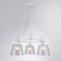 Товар: Люстра Artelamp Passero A4289LM-3WH Прозрачная Белая - фото 2 Люстра Artelamp Passero A4289LM-3WH Прозрачная Белая — фото 2, Люстры