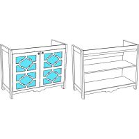 Товар: Тумба под раковину Corozo Манойр 85 SD-00000970 Белая - фото 8 Тумба под раковину Corozo Манойр 85 SD-00000970 Белая — фото 8, Тумбы под раковину