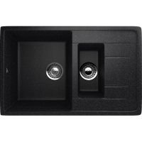Кухонная мойка Ulgran Classic U-205-308 Черная — фото 1, Кухонные мойки