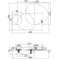 Настенный светильник Maytoni Modern Jack-stone MOD314WL-L8G3K Золото — фото 4, Бра