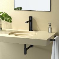 Смеситель для раковины Teska Liva Leo S E5414 Черный матовый — фото 2, Смесители