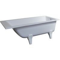 Ванна из искусственного камня Aqua de Marco Malta 160х78 1160WMAL без гидромассажа — фото 1, Ванны из искусственного камня