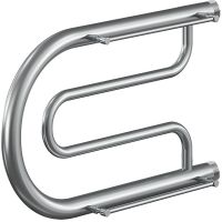 Водяной полотенцесушитель Ника Econ ПЛ-2 32/40 с полкой Хром — фото 1, Водяные полотенцесушители