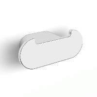 Двойной крючок Langberger Lugano 24032A Хром — фото 1, Крючки для полотенец