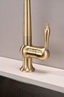 Смеситель для кухни Paulmark Retro Re213226-BR Бронза — фото 6, Смесители