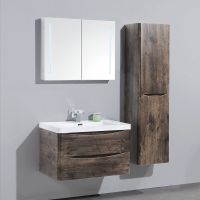 Тумба под раковину BelBagno Ancona-N 80 ANCONA-N-800-2C-SO-RW подвесная Rovere Moro — фото 4, Тумбы под раковину