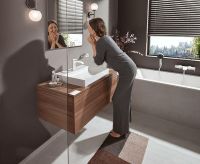 Смеситель для ванны Hansgrohe Vivenis 75420700 Белый матовый — фото 6, Смесители