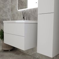 Шкаф пенал VIANT София 30 R VSOF300-PENR подвесной Белый — фото 6, Мебель для ванной