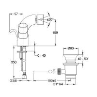 Смеситель для биде Jacob Delafon Talan E10088RU-CP Хром — фото 8, Смесители