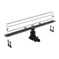 Душевой лоток Pestan Confluo Slim Line 300+ 13100024 с решеткой Хром матовый — фото 2, Душевые лотки