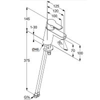 Товар: Смеситель для раковины Kludi Pure Easy 370280565 Хром - фото 4 Смеситель для раковины Kludi Pure Easy 370280565 Хром — фото 4, Смесители