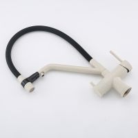 Смеситель для кухни Gappo G4398-81 Белый Черный — фото 9, Смесители для кухни