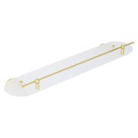 Стеклянная полка Veragio Gialetta VR.GIL-6411.DO Золото — фото 1, Полки для ванной и душа