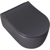 Унитаз Allen Brau Priority 4.31002.AN подвесной Антрацит без сиденья — фото 10, Унитазы