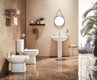 Унитаз компакт Creo Ceramique Tours TO1003N+TO1002RS с бачком и сиденьем Микролифт — фото 10, Унитазы