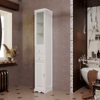 Шкаф пенал Opadiris Риспекто 30 L 00-00005832 Белый — фото 2, Мебель для ванной