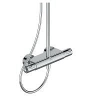 Душевая система Ideal Standard Ceratherm T50 A7230AA с термостатом Хром — фото 5, Душевые стойки