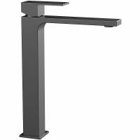 Смеситель для раковины Vincea Cube VBF-1C02GM Вороненая сталь — фото 1, Смесители для раковины