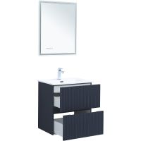 Тумба под раковину Aquanet Джейн 60 313300 подвесная Маренго — фото 10, Тумбы под раковину