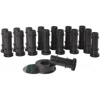 Ножки для душевого поддона Jacob Delafon Flight Pure E62753-00 Черные — фото 1, Комплектующие для душевого оборудования