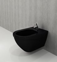 Биде Bocchi Taormina Arch 1121-005-0120 подвесное Черное глянцевое — фото 2, Биде