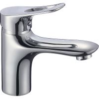 Смеситель для раковины Ростовская Мануфактура Сантехники SL120-001F Хром — фото 1, Смесители