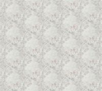 Обои Grandeco Time 2025 TI 2003 Винил на флизелине (1,06*10,05) Серый/Розовый/Белый, Листья — фото 2, Обои для стен