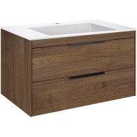 Тумба под раковину Vincea Chiara 2D 80 VMC-2C2800TO подвесная T.Oak — фото 2, Тумбы под раковину