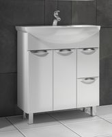 Тумба под раковину Vigo Callao 80 tn.CAL.BAL.80.2D.2Y Белая — фото 2, Тумбы под раковину