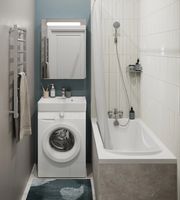 Раковина Santek Клио 60x51 1WH501784 на стиральную машину Белая — фото 7, Раковины на стиральную машину