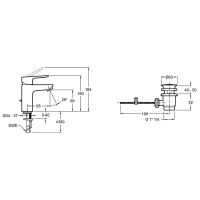 Товар: Смеситель для раковины Jacob Delafon Oscar E29842-BL Черный матовый - фото 6 Смеситель для раковины Jacob Delafon Oscar E29842-BL Черный матовый — фото 6, Смесители для раковины