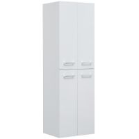 Шкаф пенал Dreja 50 77.0301W подвесной Белый глянец — фото 3, Мебель для ванной