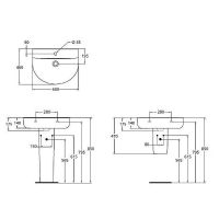 Раковина Ideal Standard Connect Arc 60 E7875MA Евробелая — фото 6, Раковины