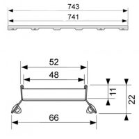 Товар: Решетка для душевого лотка Tece Drainline Plate II 80 600872 Полированная нержавеющая сталь - фото 4 Решетка для душевого лотка Tece Drainline Plate II 80 600872 Полированная нержавеющая сталь — фото 4, Прочие комплектующие для слива и канализации