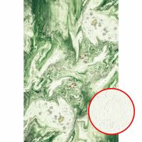 Фреска Ortograf Misto 34030 Фактура флок FLK Флизелин (2*3) Зеленый, Абстракция — фото 1, Фрески