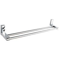 Полотенцедержатель Haiba HB8809 двойной Хром — фото 1, Полотенцедержатели