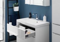 Тумба с раковиной Aquanet Латина 80 212836 подвесная Белая — фото 5, Мебель для ванной