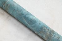 Обои Артекс Монблан 10948-06 Винил на флизелине (1,06*10,05) Зеленый/Голубой, Штукатурка/Под камень — фото 3, Обои для стен