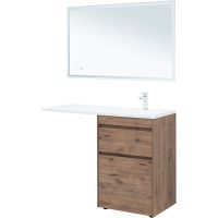 Тумба под раковину Aquanet Токио 120 333648 Дуб веллингтон — фото 7, Тумбы под раковину