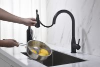 Смеситель для кухни Timo Saona 2336/03FL Черный — фото 5, Смесители для кухни