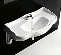 Товар: Раковина Kerasan Retro 100 105001*1 Белая - фото 2 Раковина Kerasan Retro 100 105001*1 Белая — фото 2, Раковины