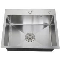 Кухонная мойка Ростовская Мануфактура Сантехники 50 MR-5050 Нержавеющая сталь — фото 2, Кухонные мойки