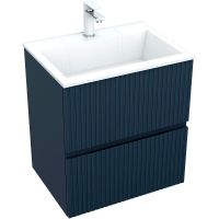 Тумба под раковину Aquanet Джейн 60 313300 подвесная Маренго — фото 4, Тумбы под раковину